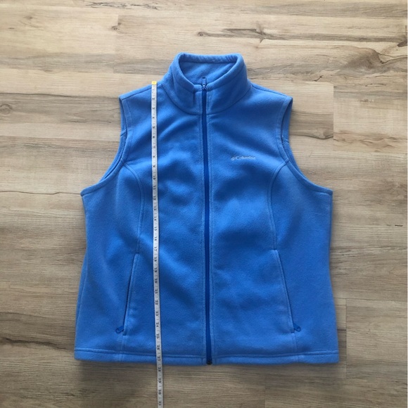 Columbia Blue Fleece Vest - Picture 6 of 8